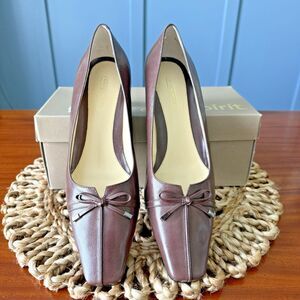 Easy Spirit “Broadpeak” Brown Leather Kitten Heels – Women’s 8 M Original Box